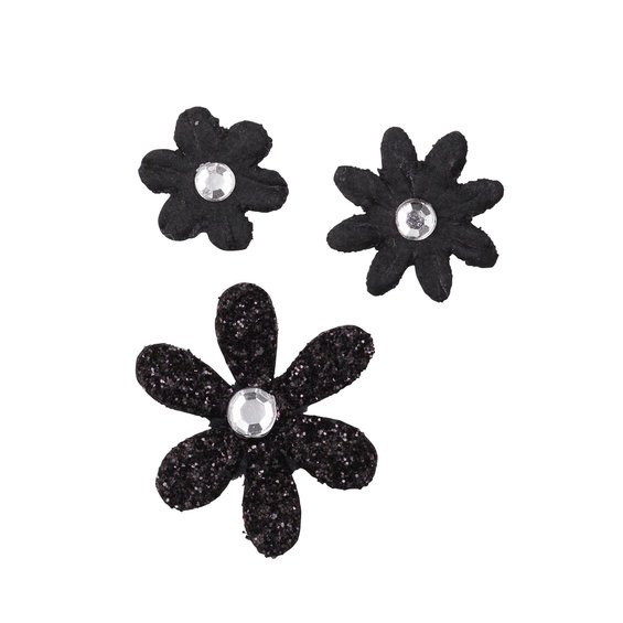 Småblommor black 60st
