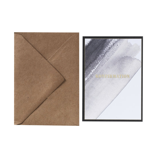 Kort&kuvert Konfirmation DK