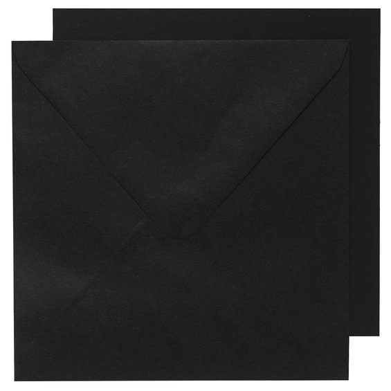 Kortkit Basic 14cm svart 10p