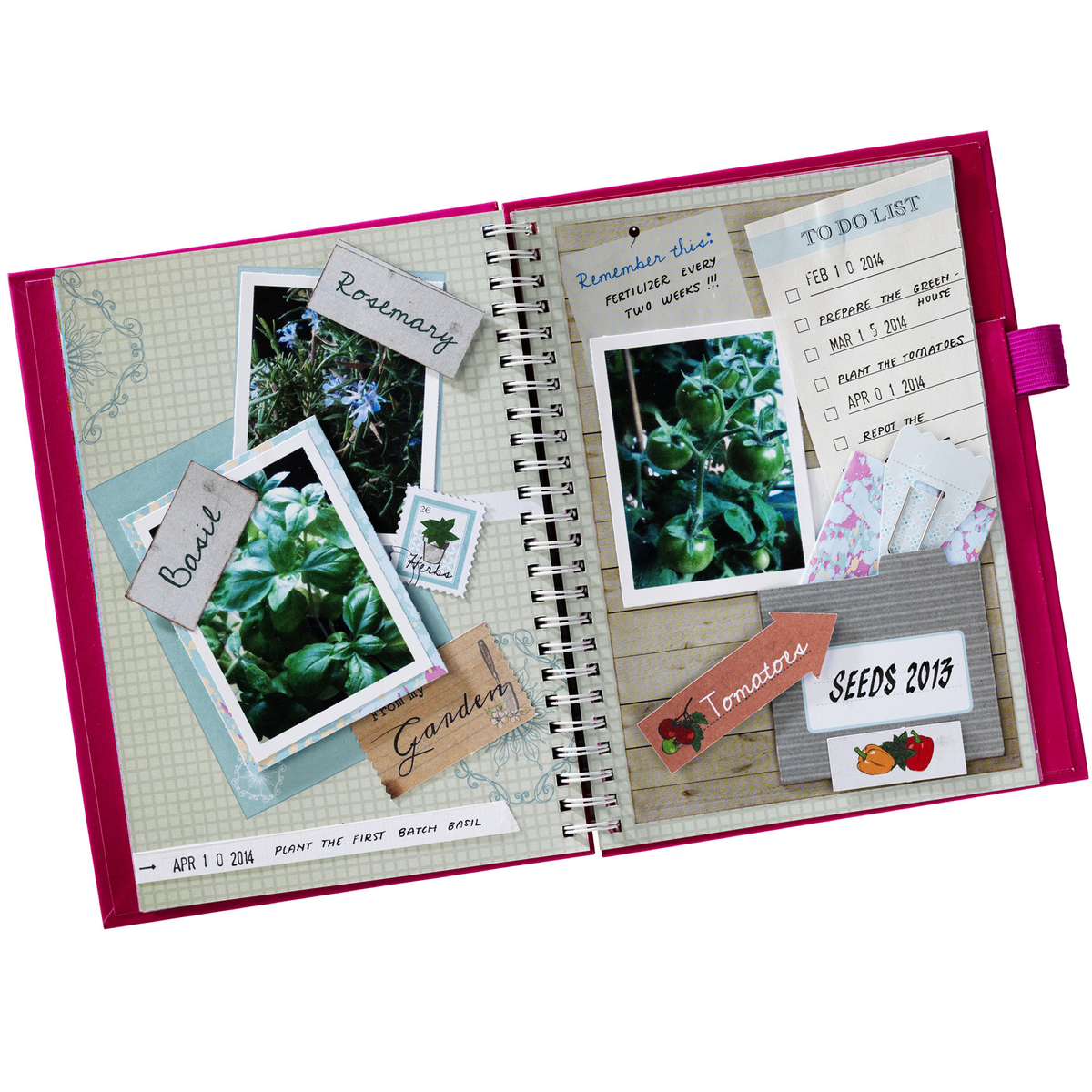 Memory Book til planter