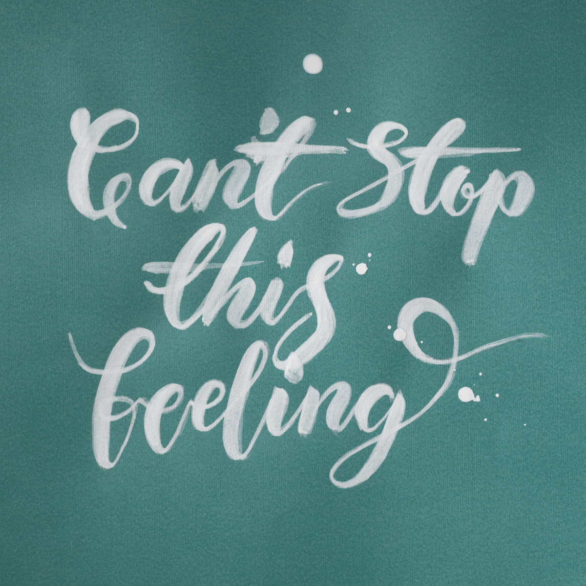 Brush Lettering på papir