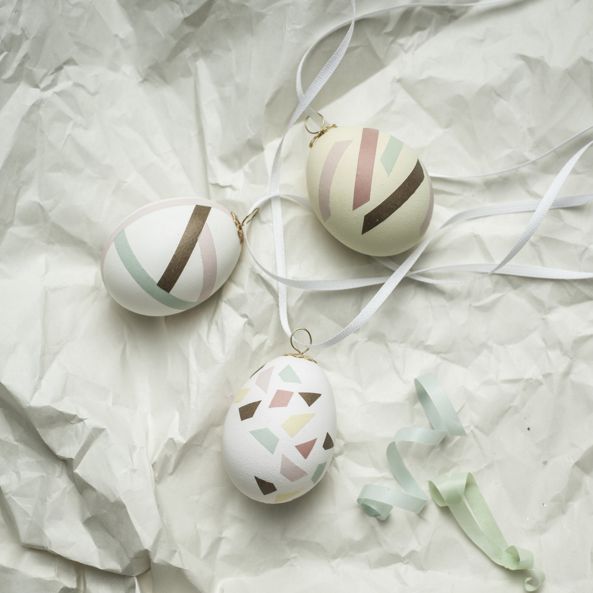 Stilfulde æg med tape