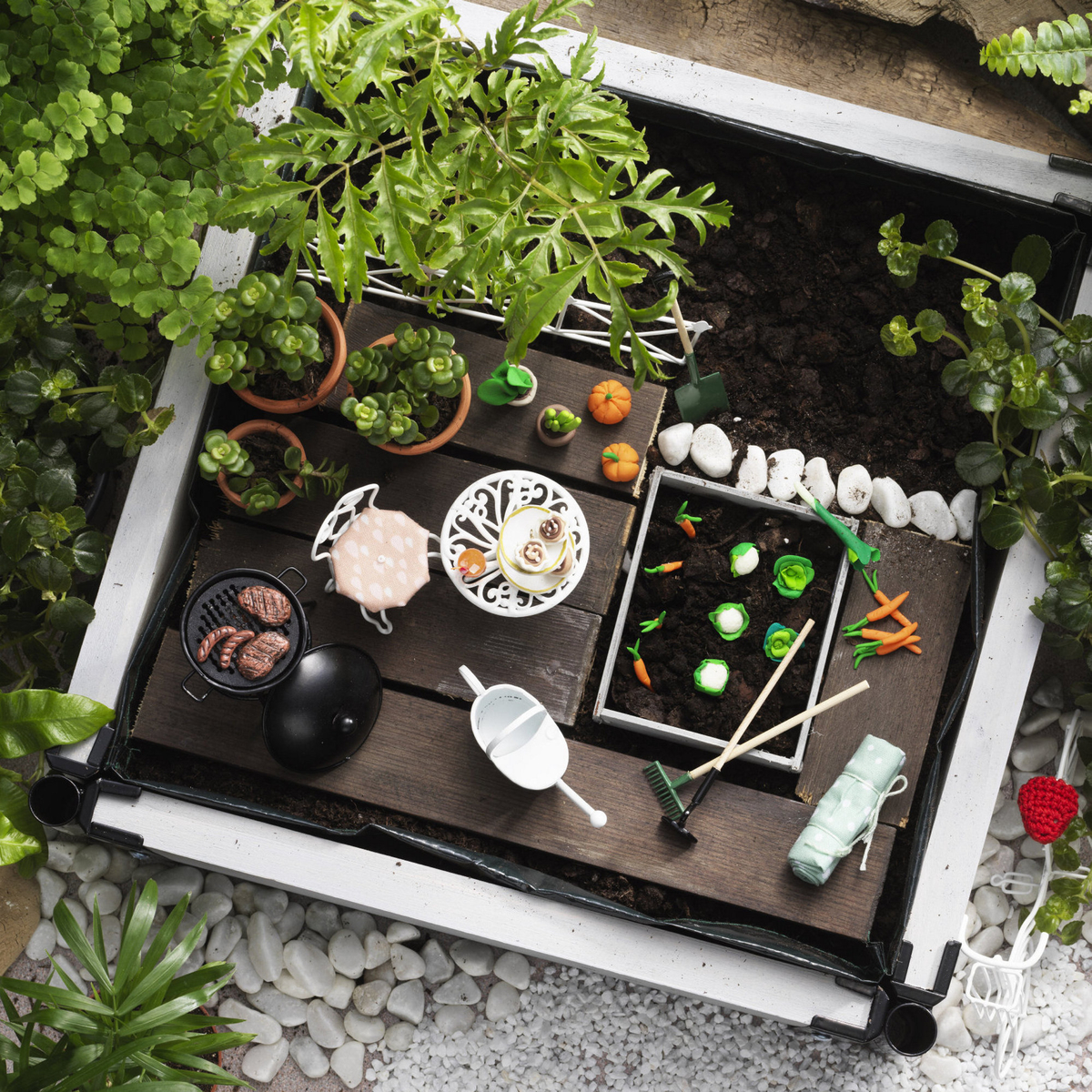 Kjøkkenhage i miniformat