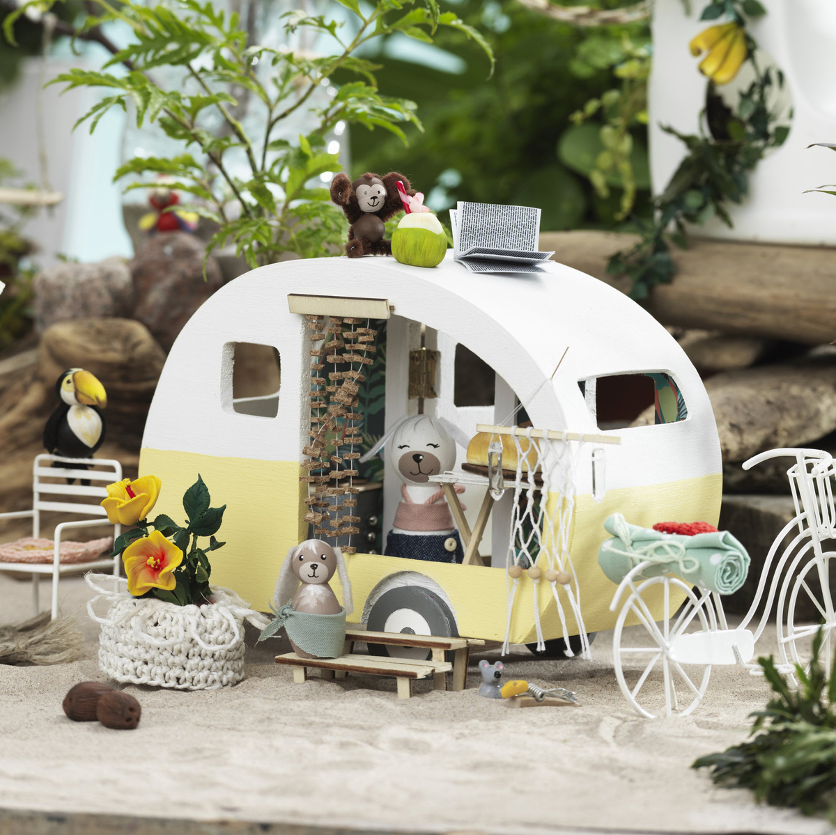 Miniaturecampingvogn